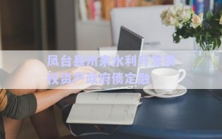 鳳臺縣州來水利開發(fā)債權(quán)資產(chǎn)政府債定融 鳳臺縣州來水利開發(fā)債權(quán)資產(chǎn)政府債定融