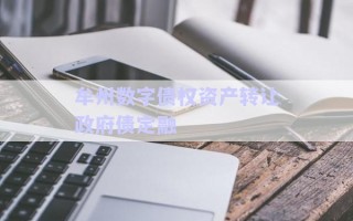 牟州數(shù)字債權(quán)資產(chǎn)轉(zhuǎn)讓政府債定融 牟州數(shù)字債權(quán)資產(chǎn)轉(zhuǎn)讓政府債定融